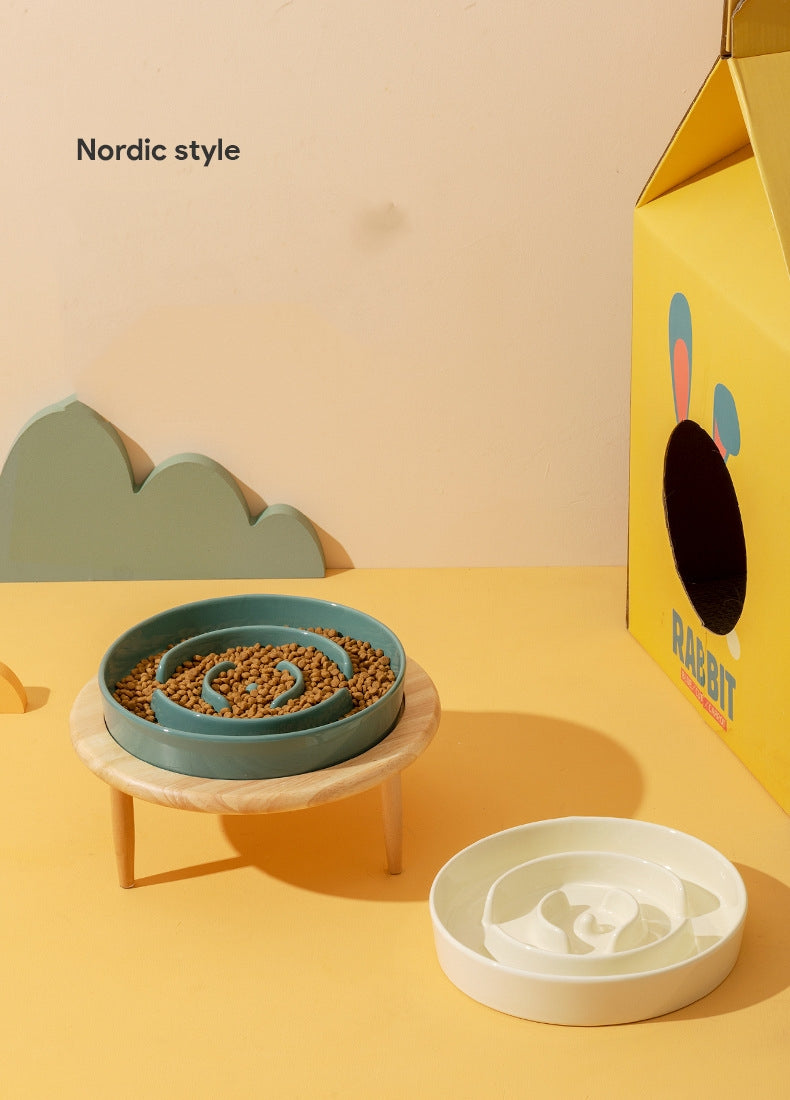 The Elevated Ceramic Slow Feeder
