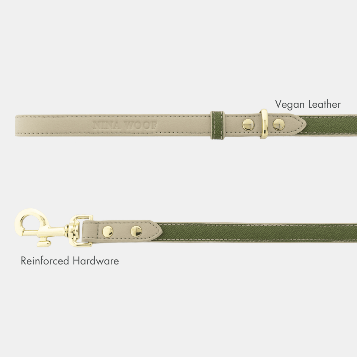 The Copenhagen Vegan Leather Leash — 4 ft