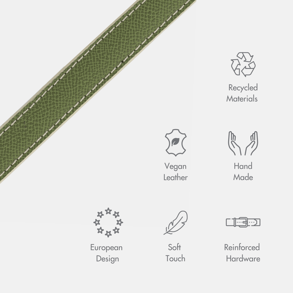The Copenhagen Vegan Leather Leash — 4 ft