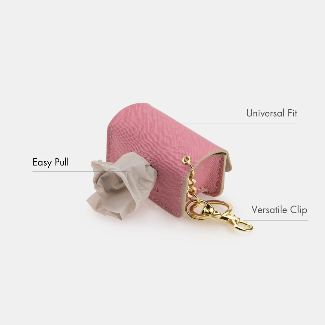 The Vegan Leather Waste Bag Holder