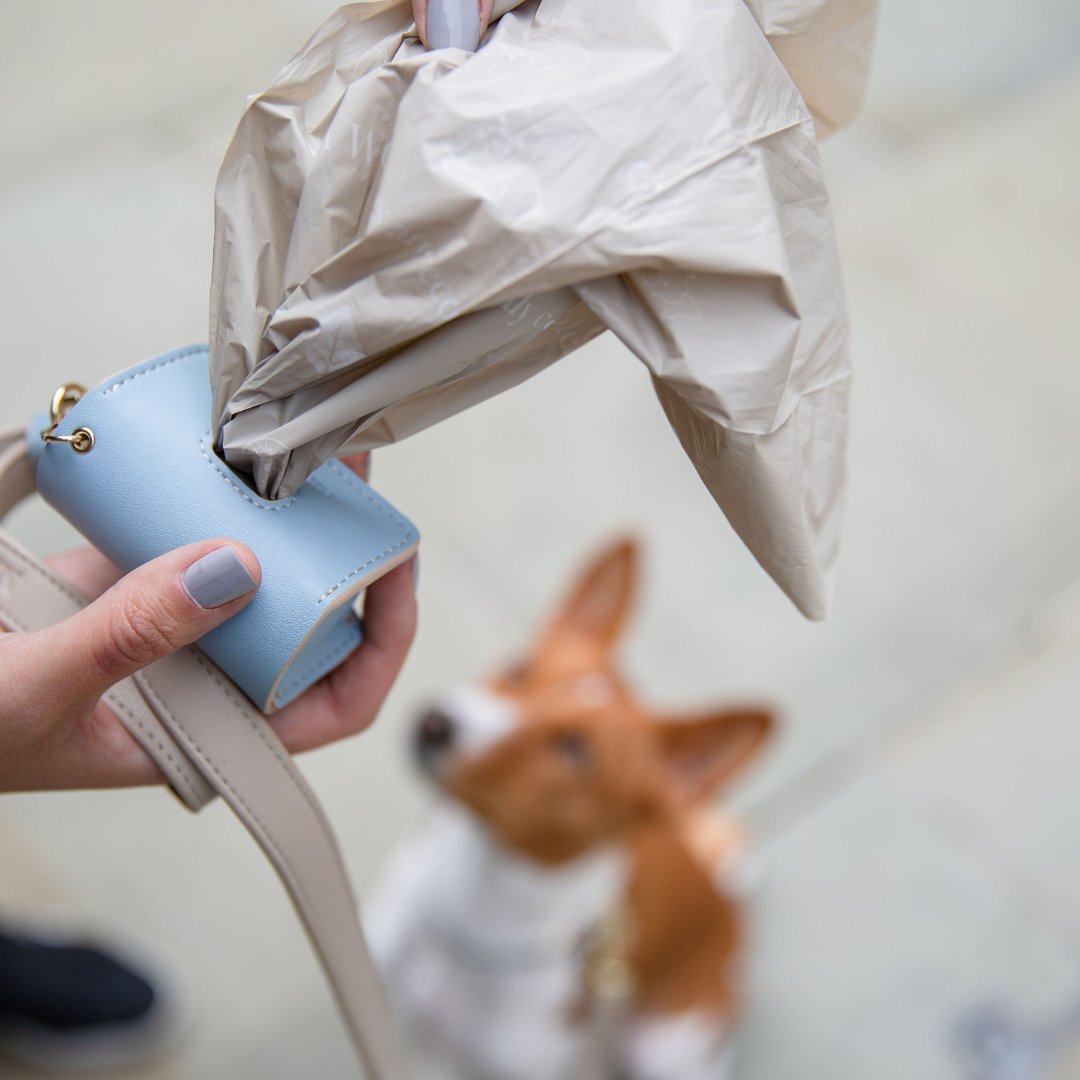 The Vegan Leather Waste Bag Holder
