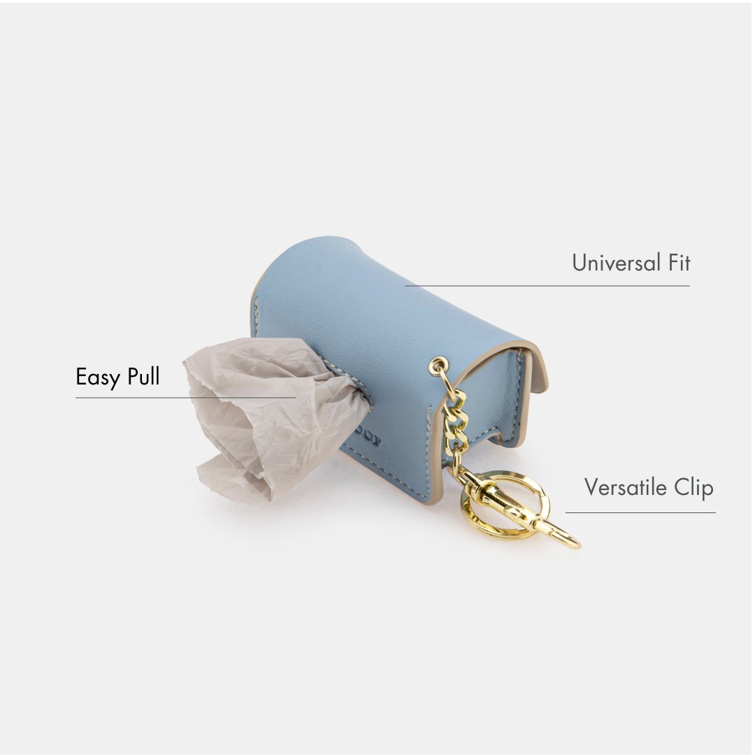 The Vegan Leather Waste Bag Holder