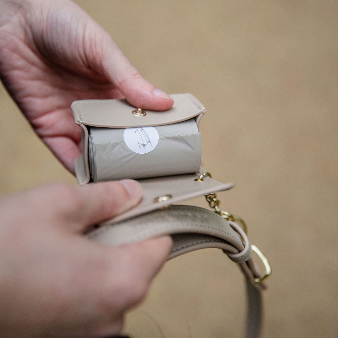 The Vegan Leather Waste Bag Holder